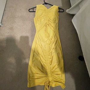 🌼 Yellow Ruched-Back Dress 🌼 | New, without tags